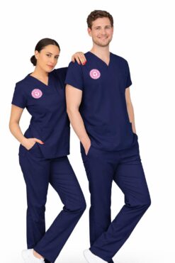 Likralı Hemşire Forması (Patriot Blue)