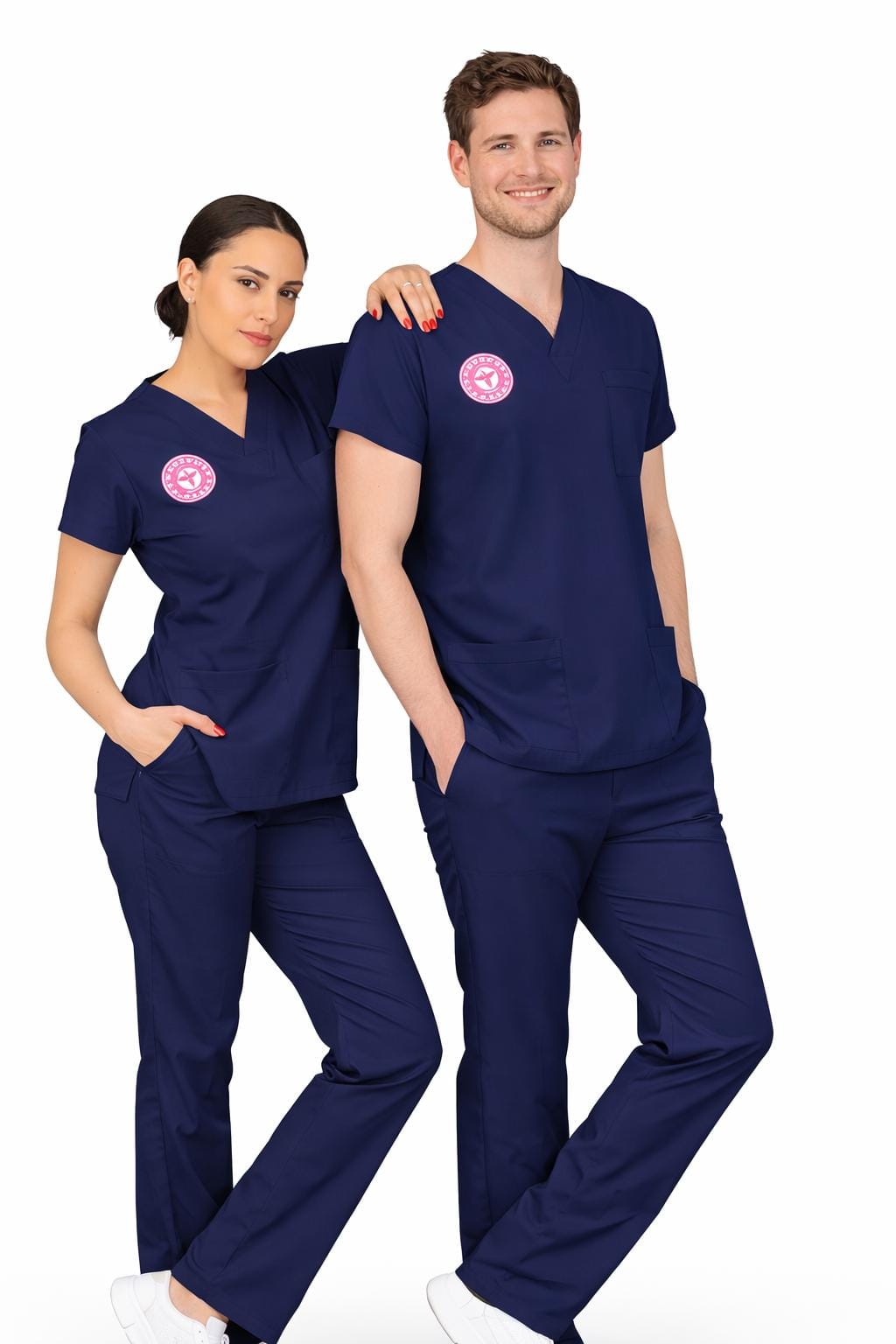 Likralı Hemşire Forması (Patriot Blue)