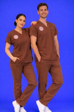 Likralı Sağlık Hizmetlerinde Çalışan Diğer Personel Forması (Friar Brown)
